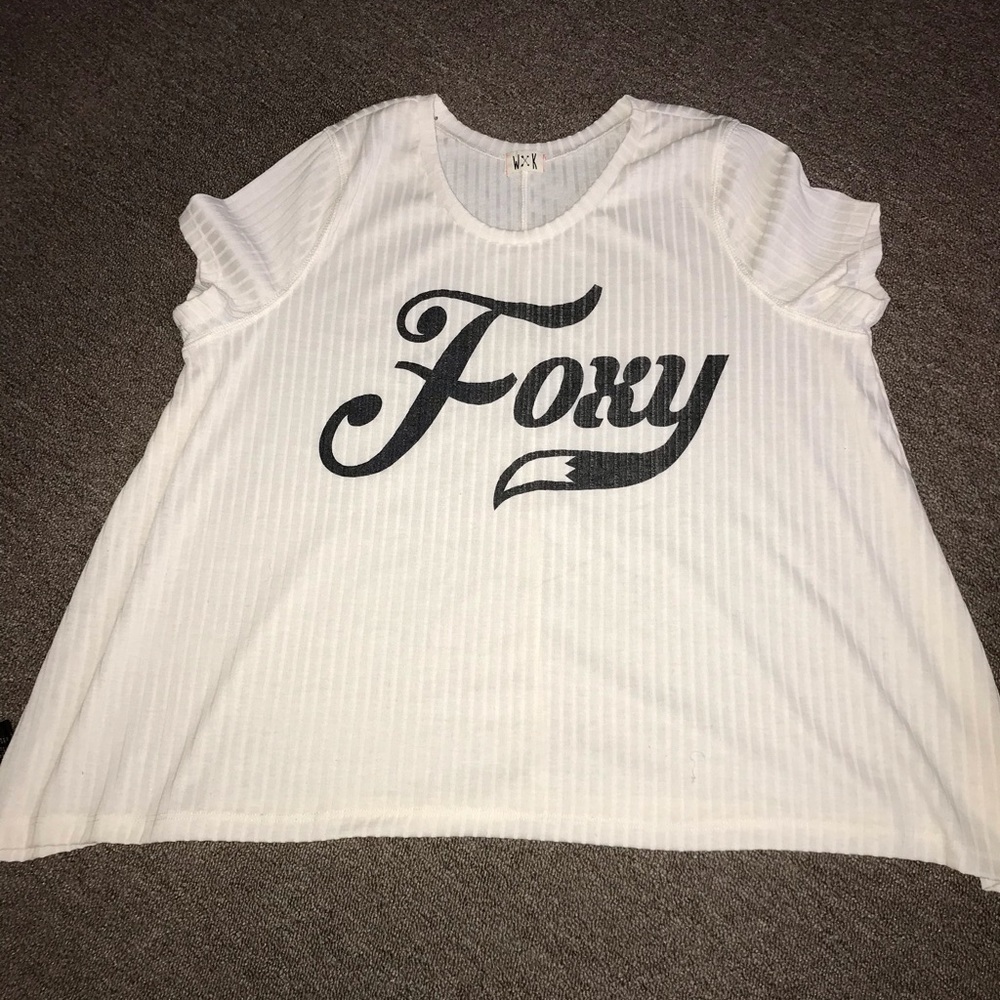 Graphic Foxy Slouchy Tee